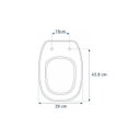 Ver imagem 3 de Assento Sanitário Poliéster Sabatini Branco - Icasa