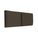 Ver imagem 1 de Cabeceira Módulos Cama Box Almofadada Luxo Suede Rbl:casal Painel/marrom