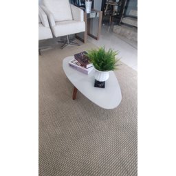 Mesa de Centro Orgânica Paris White - 5