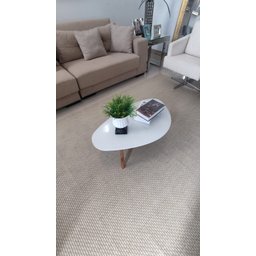 Mesa de Centro Orgânica Paris White - 9