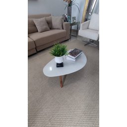 Mesa de Centro Orgânica Paris White - 8