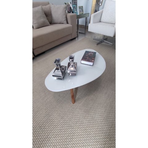 Mesa de Centro Orgânica Paris White