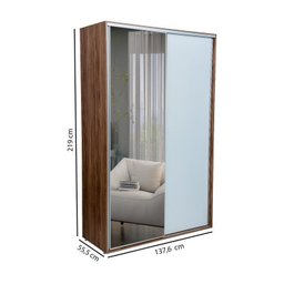 Quarto de Bebê Completo 3 Peças com Berço 2 em 1 Cômoda Guarda Roupa com Espelho Divicar Móveis - 8 Quarto de Bebê Completo 3 Peças com Berço 2 em 1 Cômoda Guarda Roupa com Espelho Divicar Móveis - 8