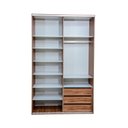 Ver imagem 7 de Quarto de Bebê Completo 3 Peças com Berço 2 em 1 Cômoda Guarda Roupa com Espelho Divicar Móveis