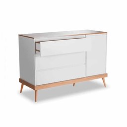 Quarto de Bebê Completo 3 Peças com Berço 2 em 1 Cômoda Guarda Roupa com Espelho Divicar Móveis - 11 Quarto de Bebê Completo 3 Peças com Berço 2 em 1 Cômoda Guarda Roupa com Espelho Divicar Móveis - 11