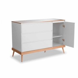 Quarto de Bebê Completo 3 Peças com Berço 2 em 1 Cômoda Guarda Roupa com Espelho Divicar Móveis - 12 Quarto de Bebê Completo 3 Peças com Berço 2 em 1 Cômoda Guarda Roupa com Espelho Divicar Móveis - 12