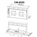 Ver imagem 4 de Cama Retratil Horizontal Solteiro CM8020 Branco Tecno Mobili