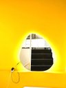 Ver imagem 5 de Espelho orgânico decorativo iluminado com led quente 80x90cm