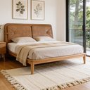 Ver imagem 3 de Cabeceira Cama Box Casal Estofada 140cm Mali P05 Couríssimo Whisky - Lyam Decor