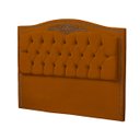 Ver imagem 1 de Cabeceira Casal Estofada para Cama Box Maitê Veludo Ateliê do Conforto Cabeceira Casal Estofada Cama