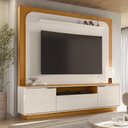 Ver imagem 3 de Estante Home Theater Nilo Cinamomo/off White - Madetec