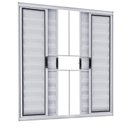 Ver imagem 2 de VENEZIANA 6 FOLHAS C/ GRADE- BRANCO 1,20 X 1,50