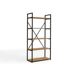 Estante para Livros Industrial Alta 5 Prateleiras 150cmx72 - 2
