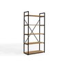 Estante para Livros Industrial Alta 5 Prateleiras 150cmx72 - 2