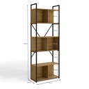Ver imagem 4 de Estante para Livros Industrial 7 Prateleiras 200cmx72cm Office