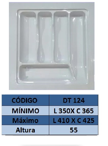 Organizador de talher ajustável Medidas máximas: 41 cm X 42,5cm) OG-124 - 3