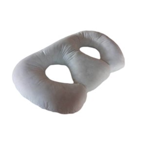 Almofada De Amamentação Bebe Gêmeos Happy Line - Branco