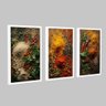 Quadros Decorativos com Moldura para Cozinha Temperos Pimenta Ervas Condimentos Tendecor Trio Temper - 1