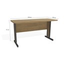 Ver imagem 3 de Escrivaninha Mesa Escritório 150cm Diretor Versátil