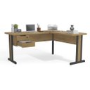 Ver imagem 5 de Escrivaninha Mesa Escritório em L 170x150cm 1170 Versátil