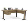Escrivaninha Mesa Escritório em L 170x150cm 1170 Versátil - 5