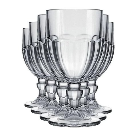 Conjunto 6 Taças Bristol de Refresco em Vidro 470ml Nadir