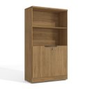 Ver imagem 3 de Armário para Escritório Alto 2 Portas Semi Aberto Versátil 