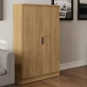 Ver imagem 7 de Armário para Escritório Alto com 2 Portas e 4 Prateleiras com Chave 161x91cm Versátil Itapuã