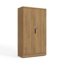 Ver imagem 2 de Armário para Escritório Alto com 2 Portas e 4 Prateleiras com Chave 161x91cm Versátil Itapuã