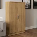 Ver imagem 7 de Armário para Escritório Alto com 2 Portas e 4 Prateleiras com Chave 161x91cm Versátil Itapuã