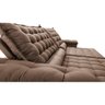 Sofá Retrátil e Reclinável 2,75m Molas Ensacadas Cama inBox Big Space com Bordado 3D Velusoft - 4
