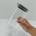 Ver mais imagens de Pote Hermético de Borossilicato 1,5L Transparente 19x10x10cm Mantimentos Cozinha