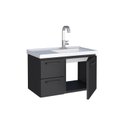 Ver imagem 4 de Gabinete para Banheiro com Lavatório Aço 61,5cm Romã Preto