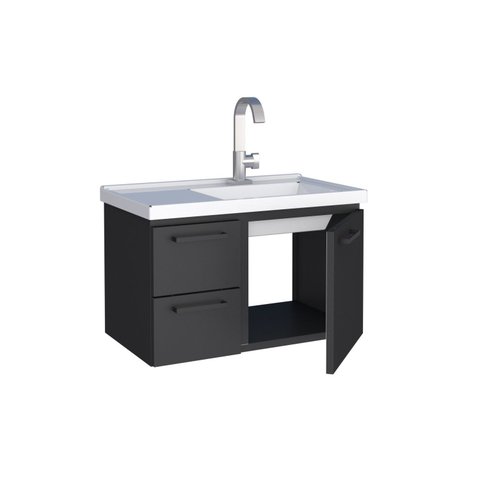 Gabinete para Banheiro em Aço 61,5cm Romã 