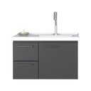 Ver imagem 2 de Gabinete para Banheiro em Aço 61,5cm Romã 