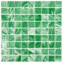Ver imagem 1 de Kit 1m² Pastilha de Vidro Monet 29cm x 29cm Verde Glass Mosaic