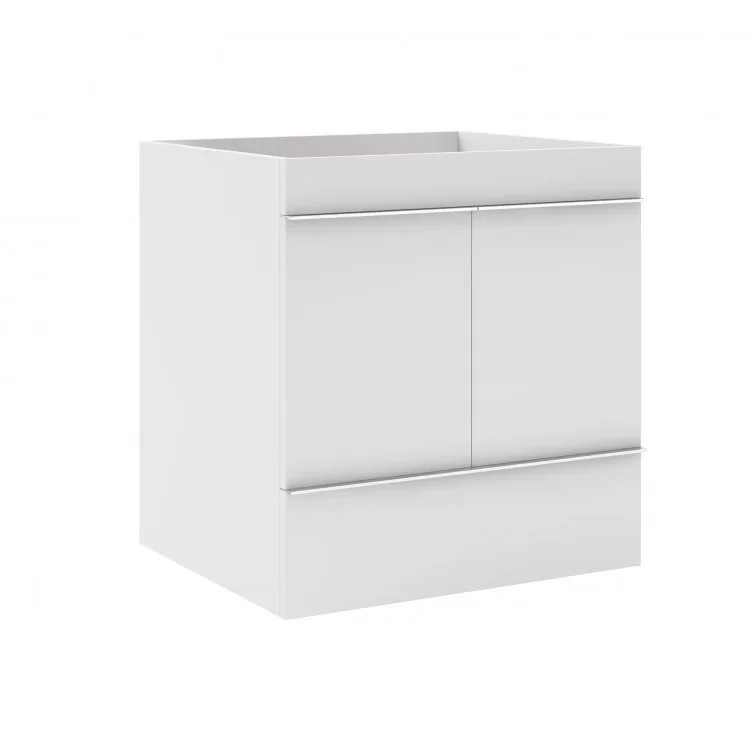 Conjunto para Banheiro com Espelheira Gabinete Lavatório em Porcelanato com Cuba Esculpida 60cm  - 2