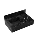 Ver imagem 4 de Conjunto para Banheiro com Espelho Gaveteiro, Bancada em Porcelanato e Cuba Esculpida Max 80cm 