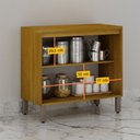 Ver imagem 5 de Balcão de Cozinha Nala 2 Portas Pés Reguláveis Mobilihouse
