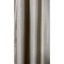 Cortina no Tecido Linho Flamê Bege com Forro Microfibra Bege - 1,50l X 2,60a - 4