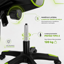 Ver imagem 5 de Cadeira Reclinável com Apoio de Pé Verde e Preta Premium