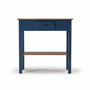 Ver imagem 4 de Aparador com 1 Gaveta Clássico Pequeno MDF Montado Ecomem Prateleira Azul Petróleo - Imbuia