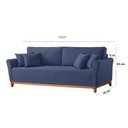 Ver imagem 2 de Sofá Fixo Brasil 210cm com Braço 10 Cm Meu Sofá Online