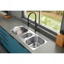 Ver imagem 2 de Cuba de Embutir Funzionale 232 Inox Acetinado - Debacco