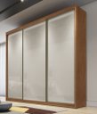 Ver imagem 2 de Guarda Roupa Casal 3 Portas 8 Gavetas - Sollo-Cumaru/Fendi - Móveis Novo Horizonte