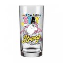 Ver imagem 2 de Copo Avulso Cylinder Manchester Allmix Vidro Estampa Taz Looney Tunes Licenciado 300 Ml Incolor