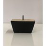 Pé Retangular Madeira Sofás Estofados 6cm - Kit 8un - Celica M A Sorprezo - 3