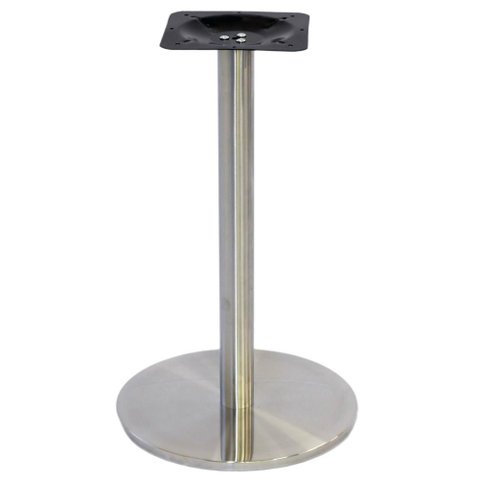 Base de Mesa Bistro Georgia Redonda em Inox - 24998