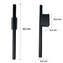 Ver imagem 4 de Arandela Led Azzopardi 7w 3000k Branco Quente Bivolt Preto