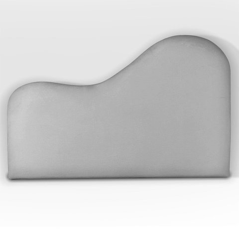 Cabeceira Orgânica 90cm Solteiro Painél para Cama Box Bouclé Serena